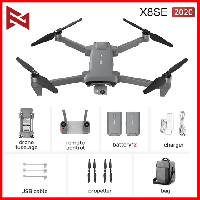 [Trả góp 0%][ BẢN COMBO ] Flycam Xiaomi Fimi X8 SE Black (bản màu đen có kèm túi) - BẢO HÀNH 12 THÁNG