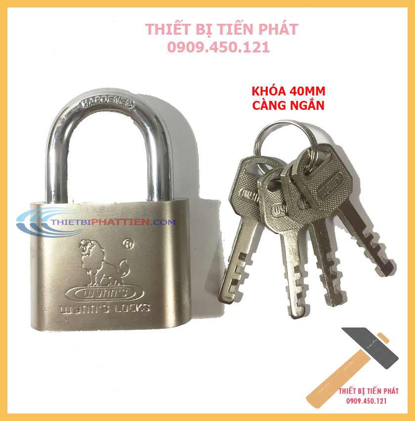 [HCM]Ổ Khóa Cửa WYNN'S 40mm Cao Cấp 4 Chìa Khóa