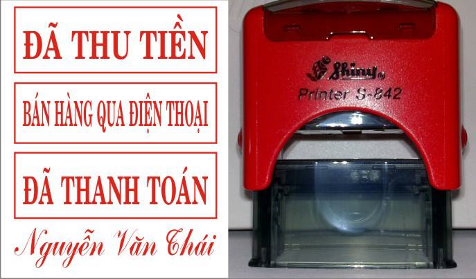 CON DẤU SHINY BÁN HÀNG QUA ĐIỆN THOẠI