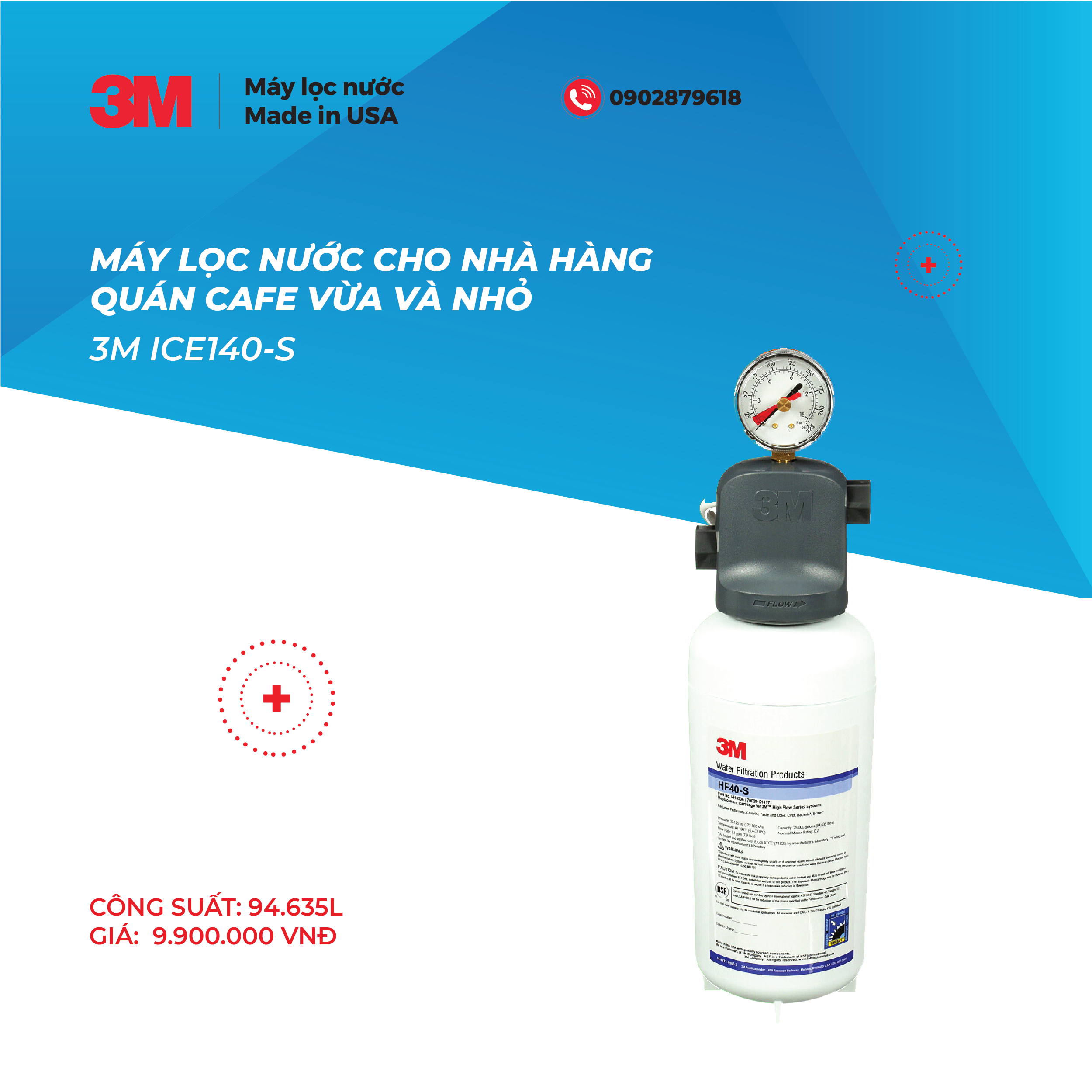 Máy lọc nước 3M ICE160-S
