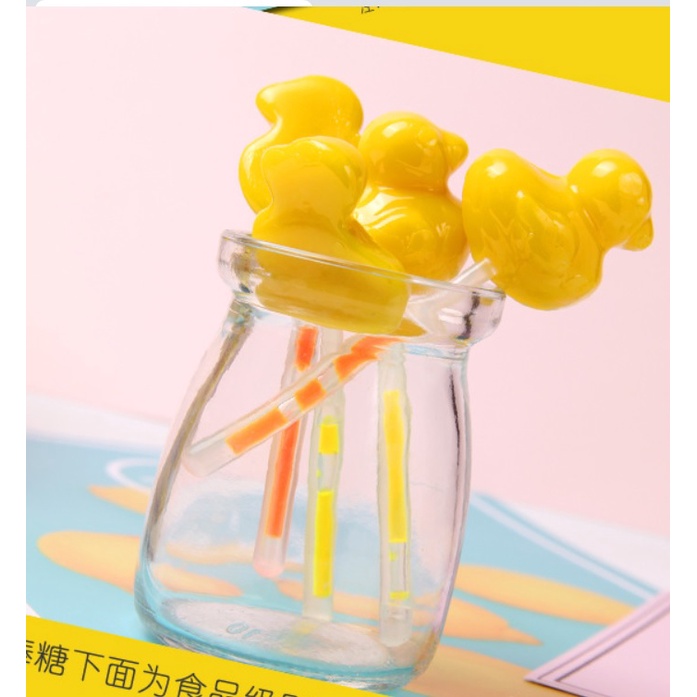 kẹo mút phát sáng con vịt COCO duckling philippin