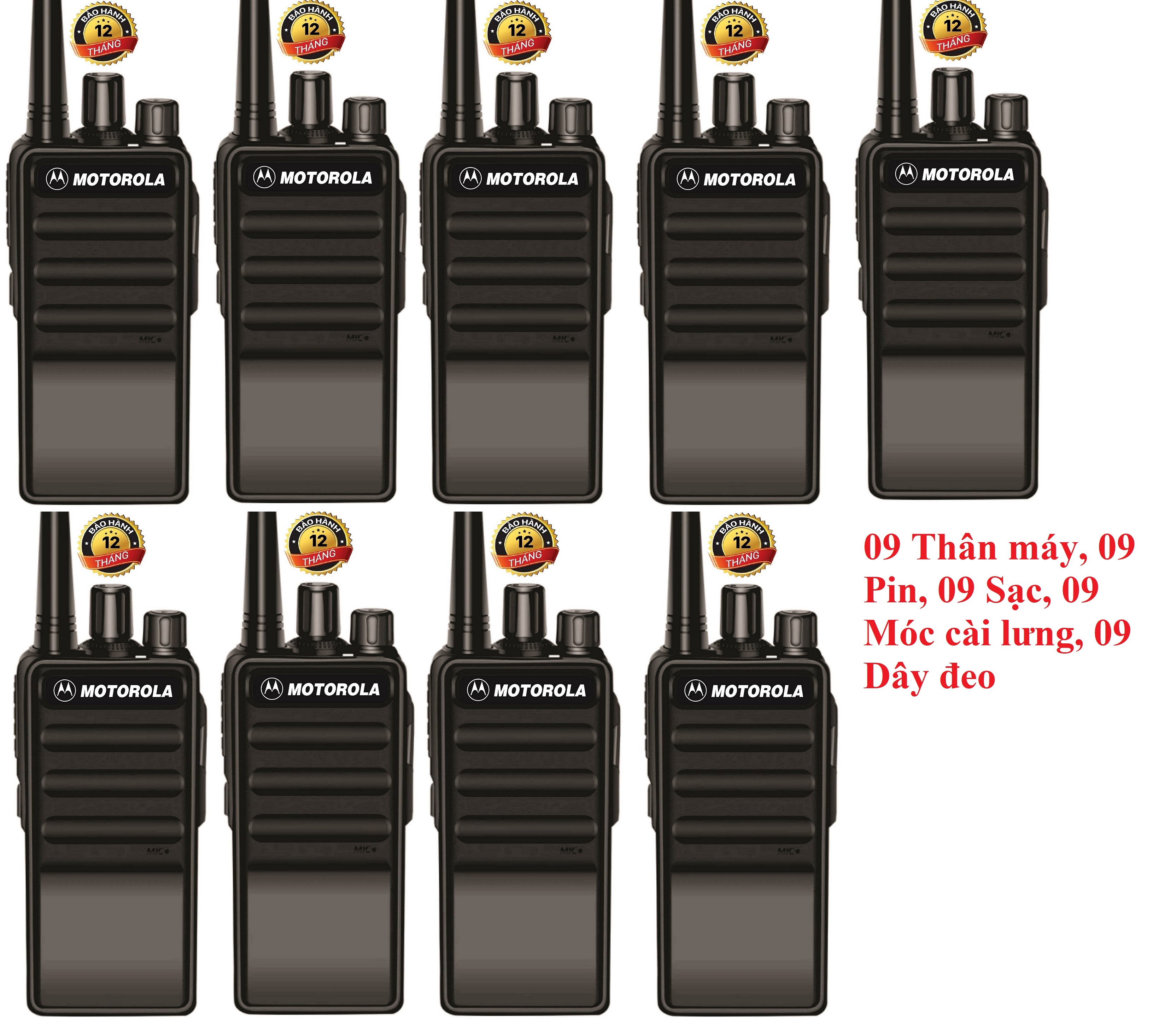 Bộ 9 Bộ đàm Motorola GP358