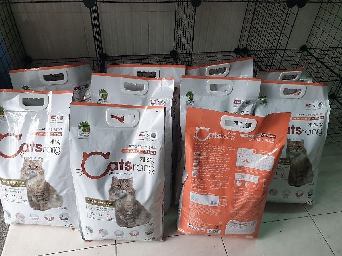 Thức ăn hạt CATSRANG 5kg cho mèo( mọi lứa tuổi) - Hàn Quốc
