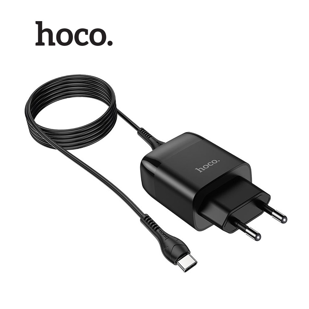 Bộ sạc Hoco C72Q hỗ trợ sạc nhanh 3A, hỗ trợ PD 18W, tương thích nhiều dòng Samsung/Huawei/Xiaomi...