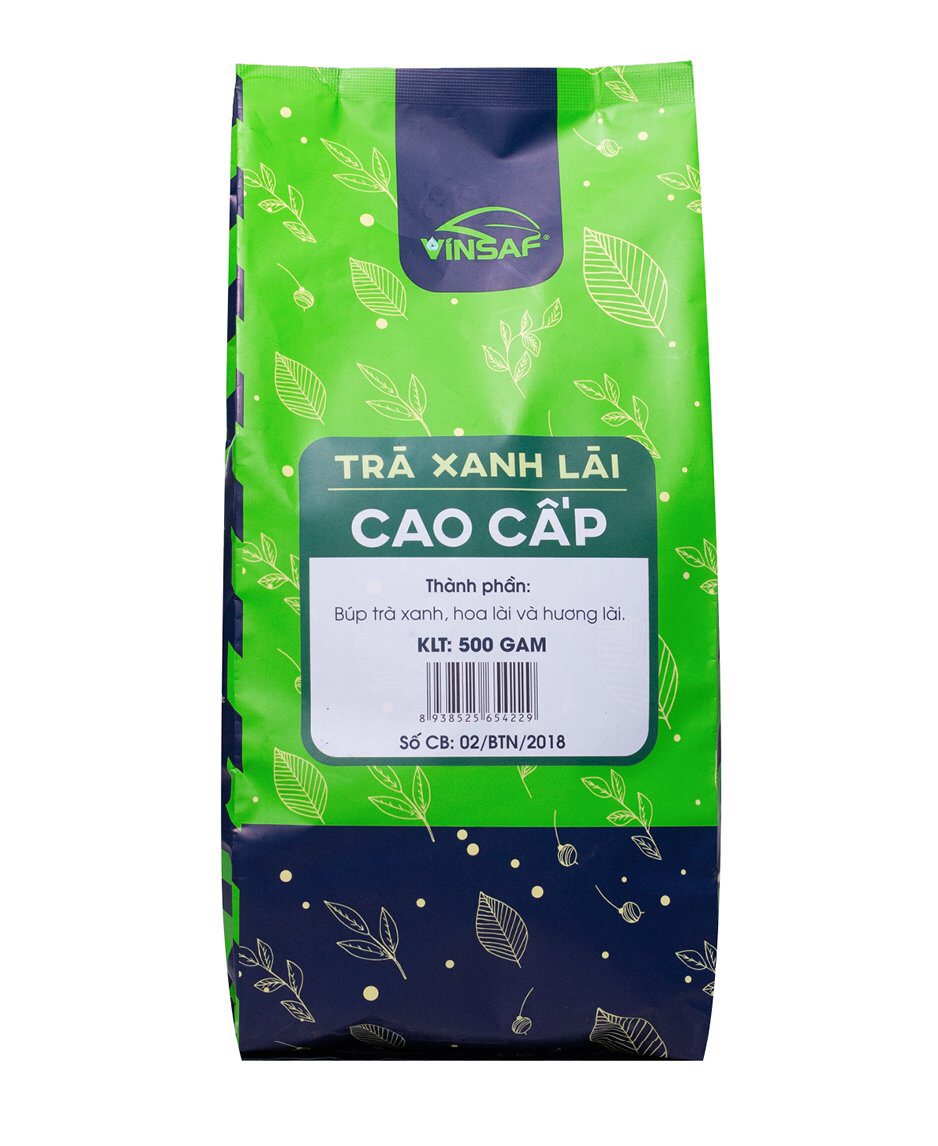 Trà Xanh Hoa Lài Bảo Lộc Cao Cấp Thơm Dịu Hậu Ngọt Túi 500gr - Coante