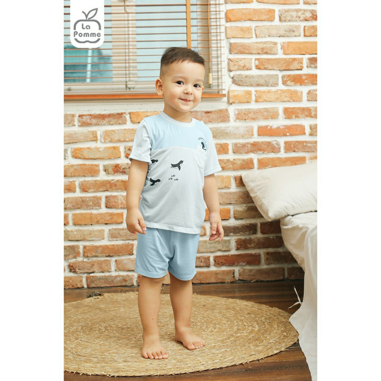 [LA POMME] BỘ CỘC BÉ TRAI CHIM CÁNH CỤT SS172