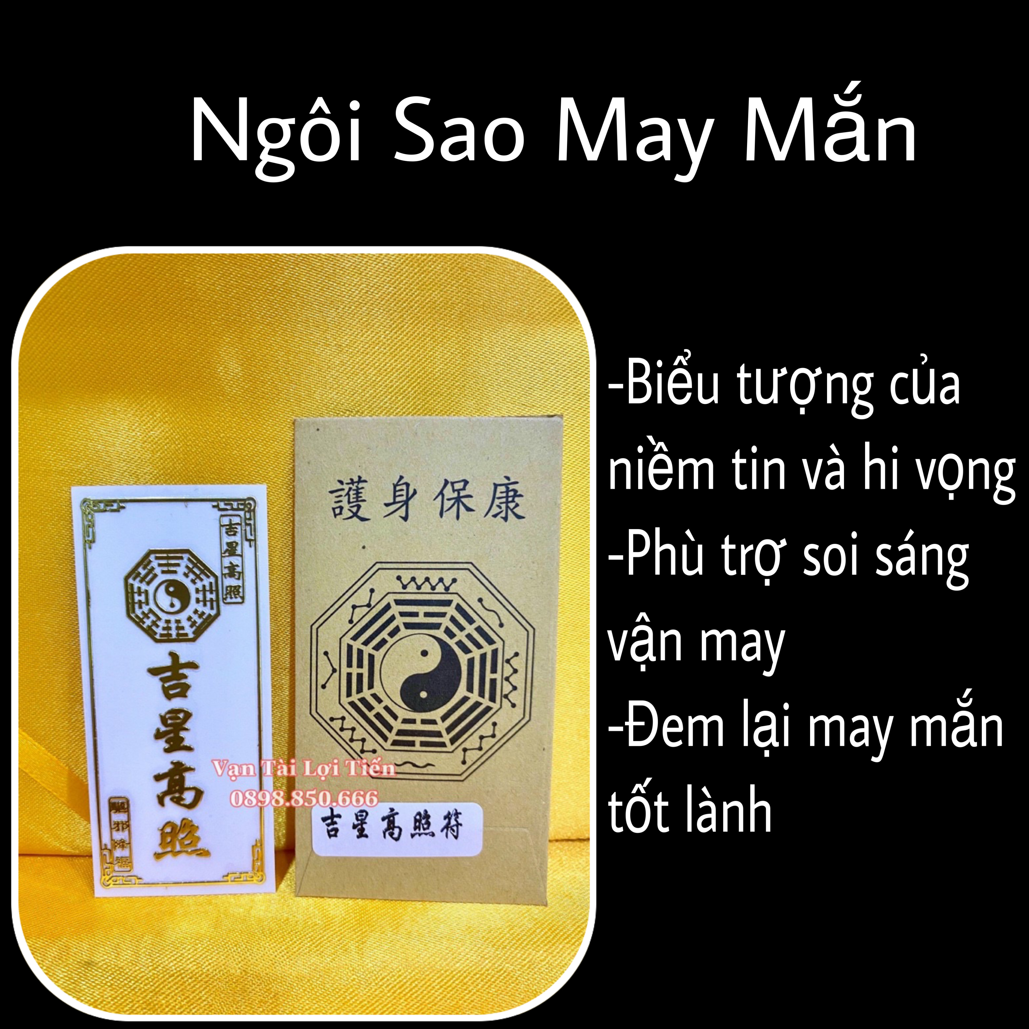 [HCM]Linh Phù Dán Ngôi Sao May Mắn