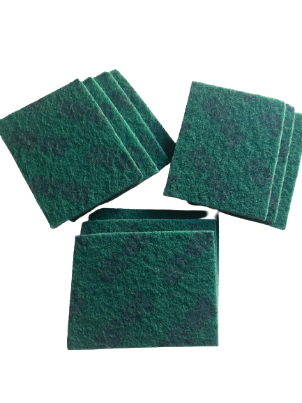 Set 10 Miếng Rửa Chén Màu Xanh Lá - Miếng lớn.