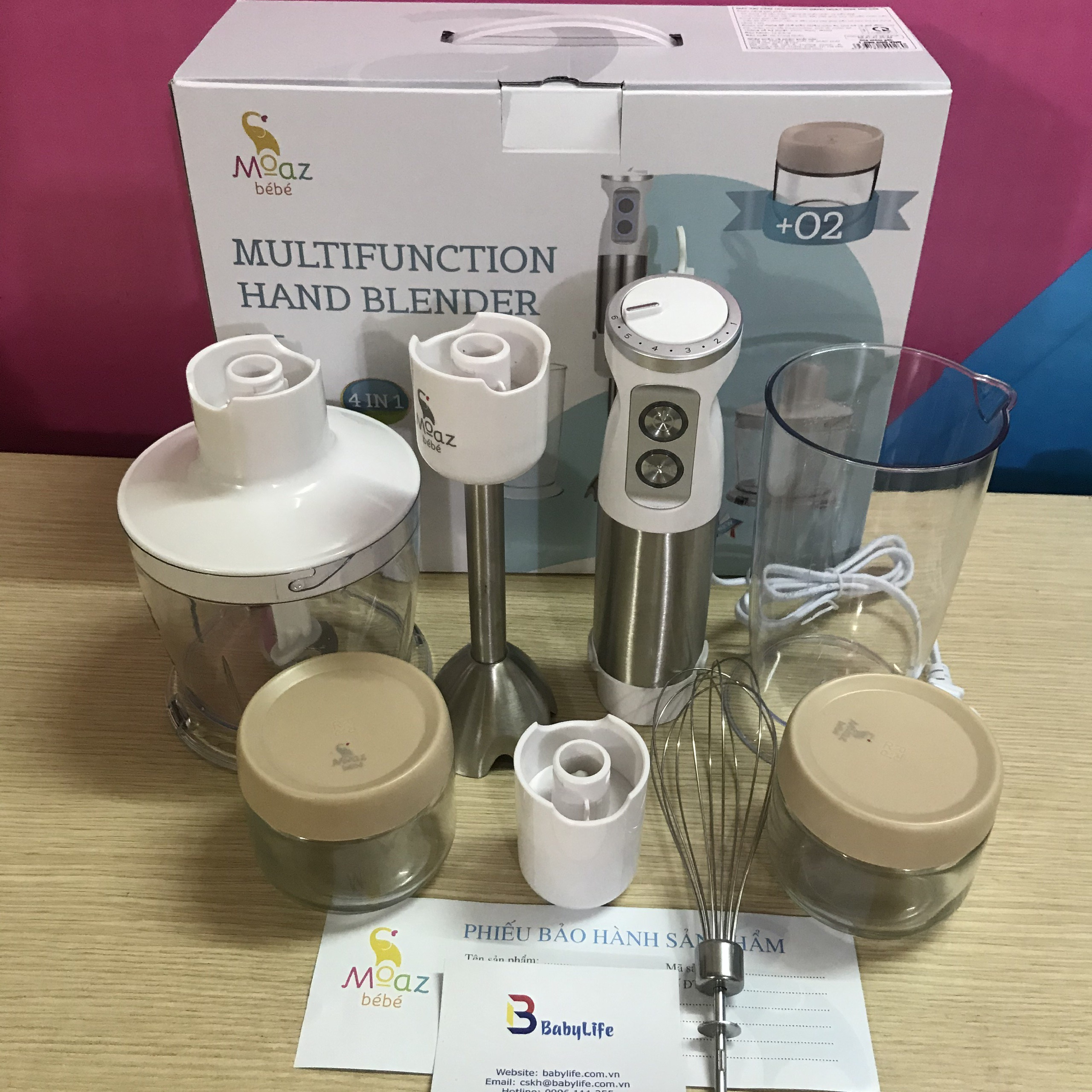Máy xay cầm tay Moaz Bébé MB026