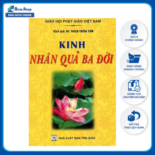 Sách Phật Giáo - Combo 5 cuốn Kinh Nhân Quả Ba Đời - Thích Thiền Tâm - (QB) - Newshop