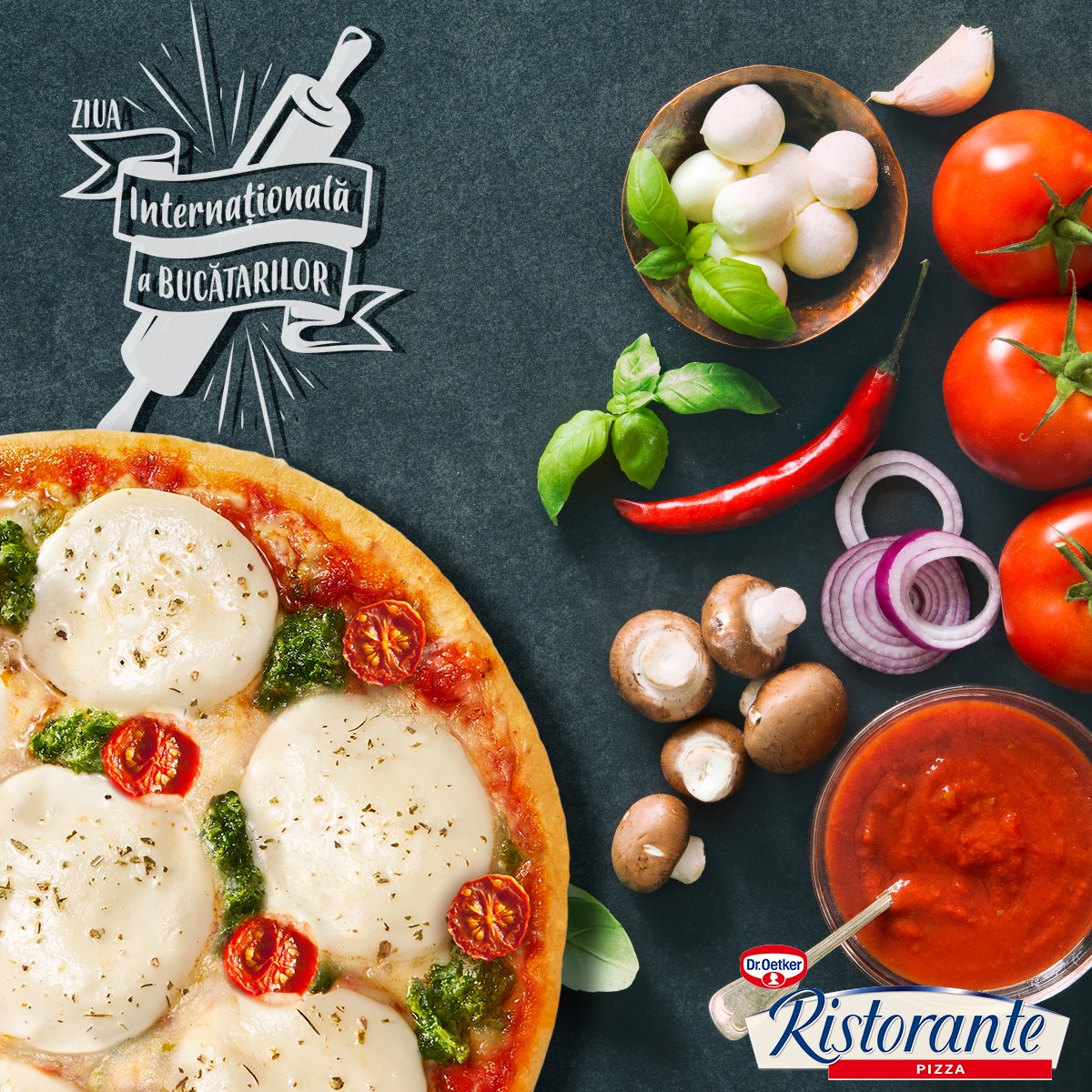 Pizza Ristorante Mozzarella Dr. Oetker 355g - Nhập Khẩu Đức | Dr.Oetker Ristorante Pizza Mozzarella 355g