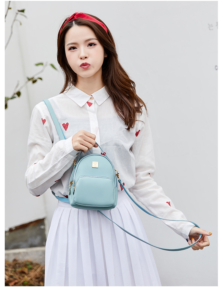 [HCM]Balo Mini Giả Da Siêu Xinh - 5 Màu Lựa Chọn