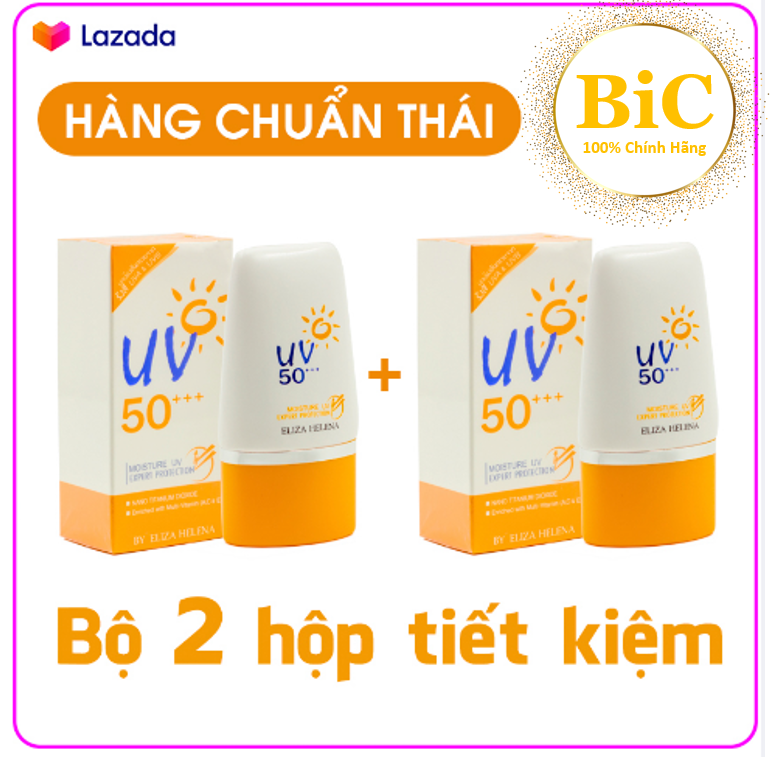 [HCM]Bộ 2 hộp kem chống nắng Eliza Helena UV50++ Thái Lan (hàng chuẩn 100%) Date mới 3 năm (đến 2023)