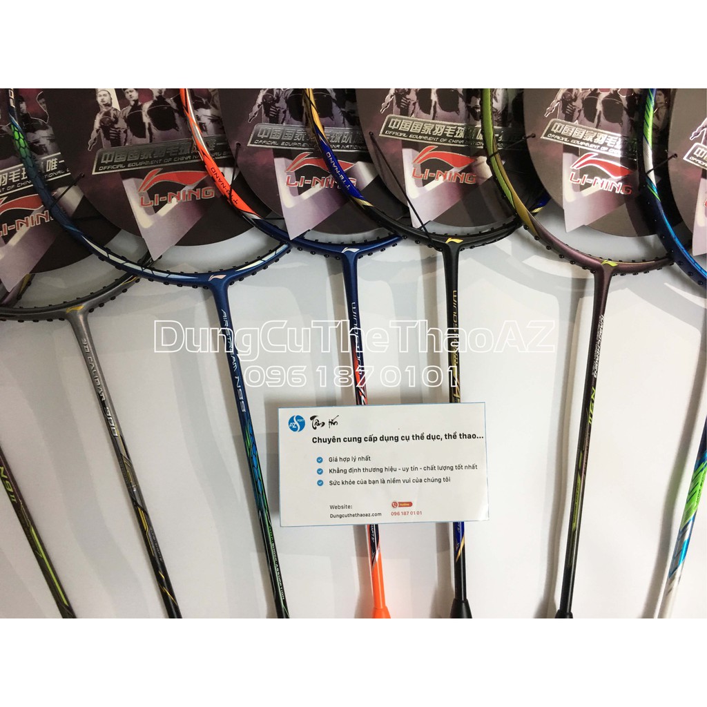 [ SIÊU KHUYẾN MẠI ]Vợt Cầu Lông Lining Khung Carbon Tặng 4 Món (2 Cuốn Cán +1 Dây Căng +1 Bao Vợt)