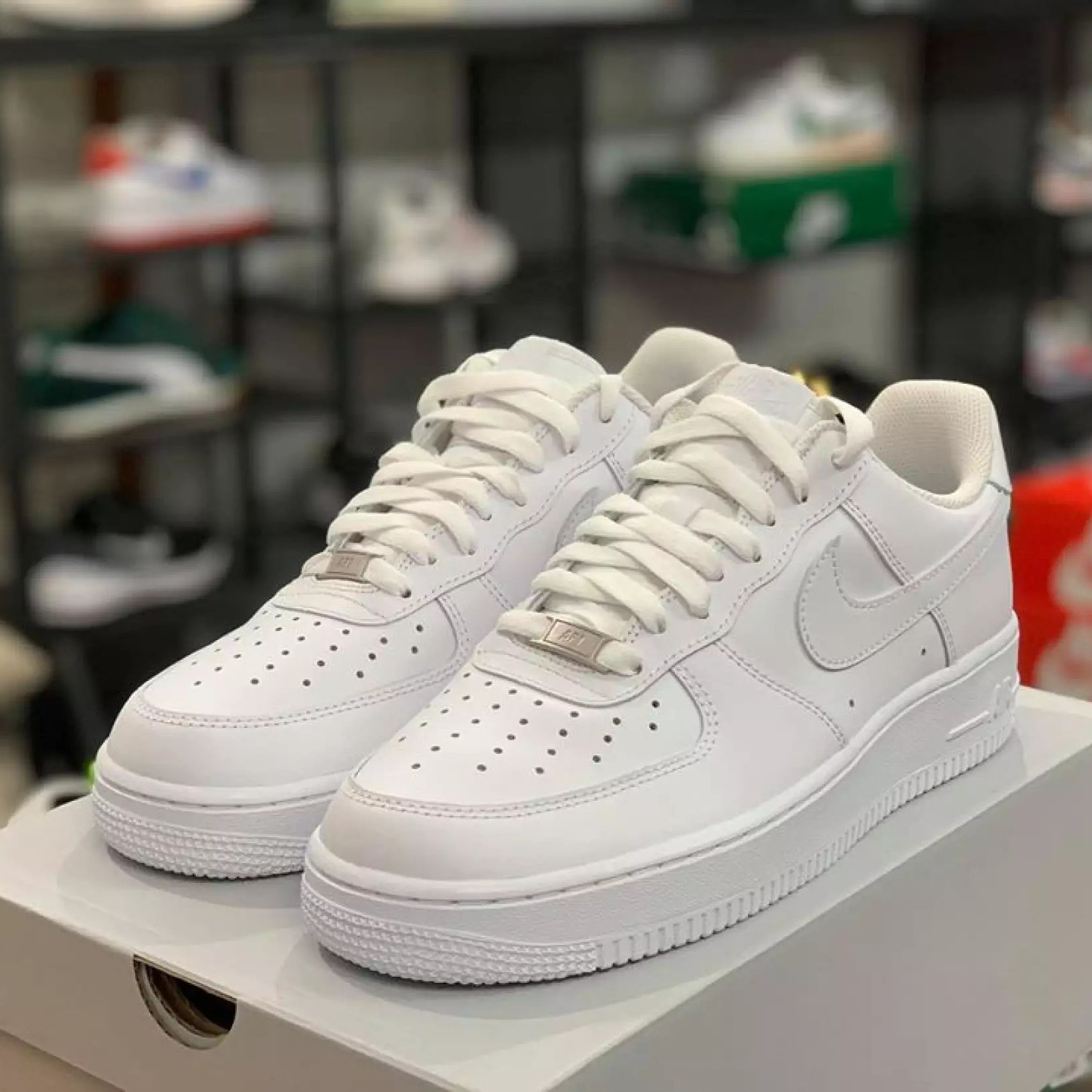 Giày Thể Thao Nam nữ Sneaker Air Force 1 Low All White ( Giày AF1 màu trắng)