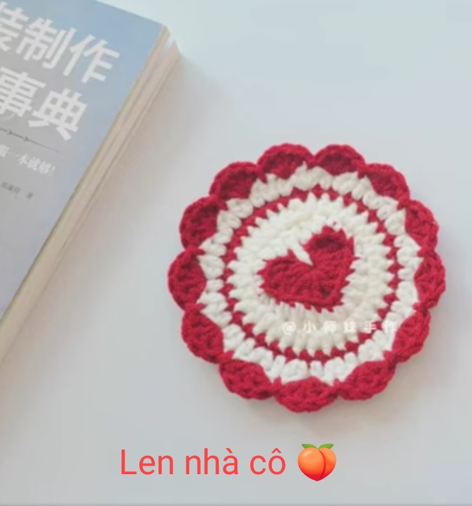 miếng lót ly tách hàng handmade xinh xắn