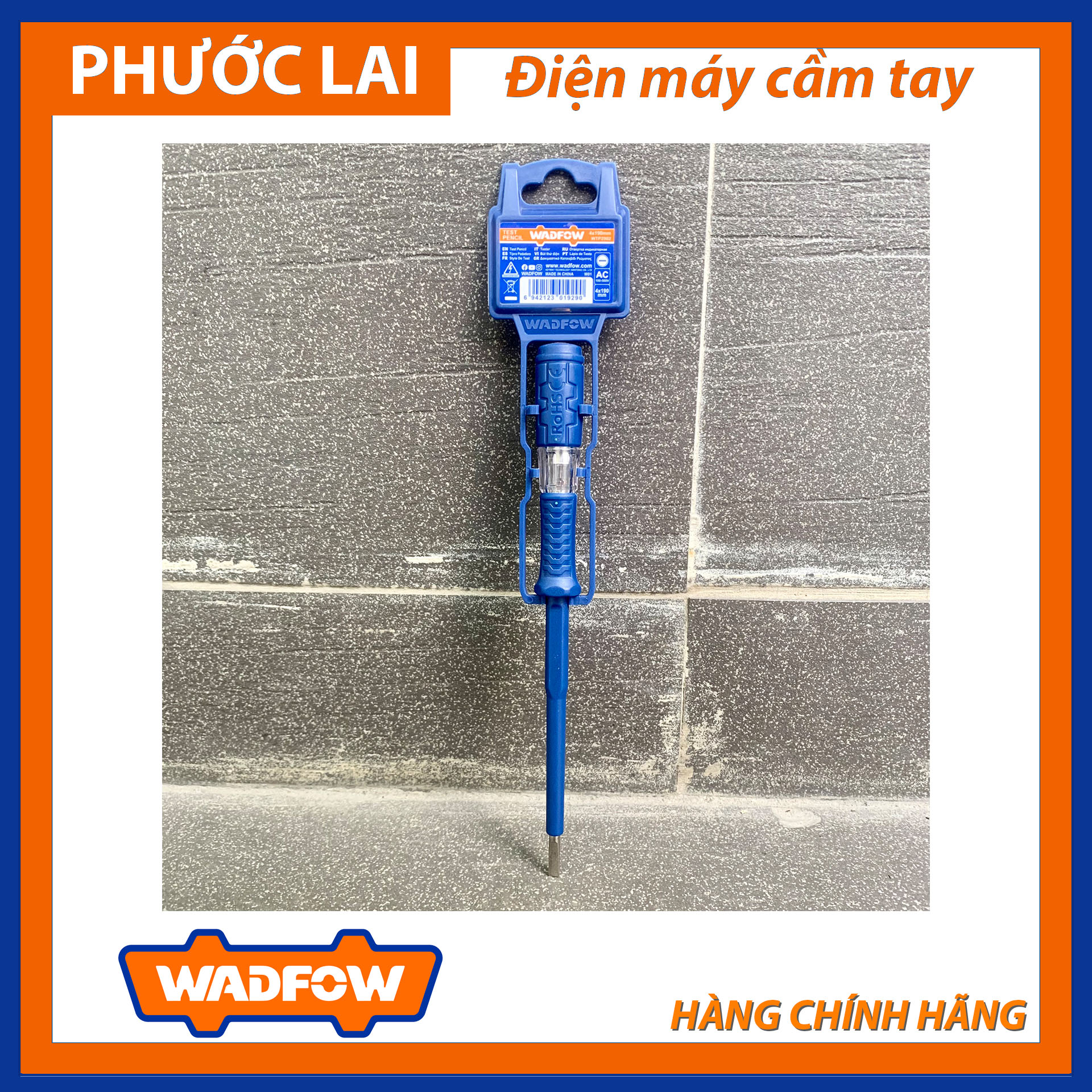Bút thử điện 4x190mm (Chính Hãng) WADFOW WTP2902 (Phước Lai PLC)