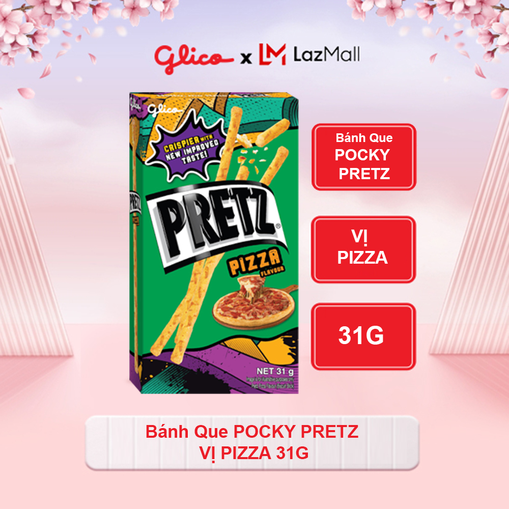 Hộp Lẻ - Bánh Snack Que Pretz Vị Pizza 31G