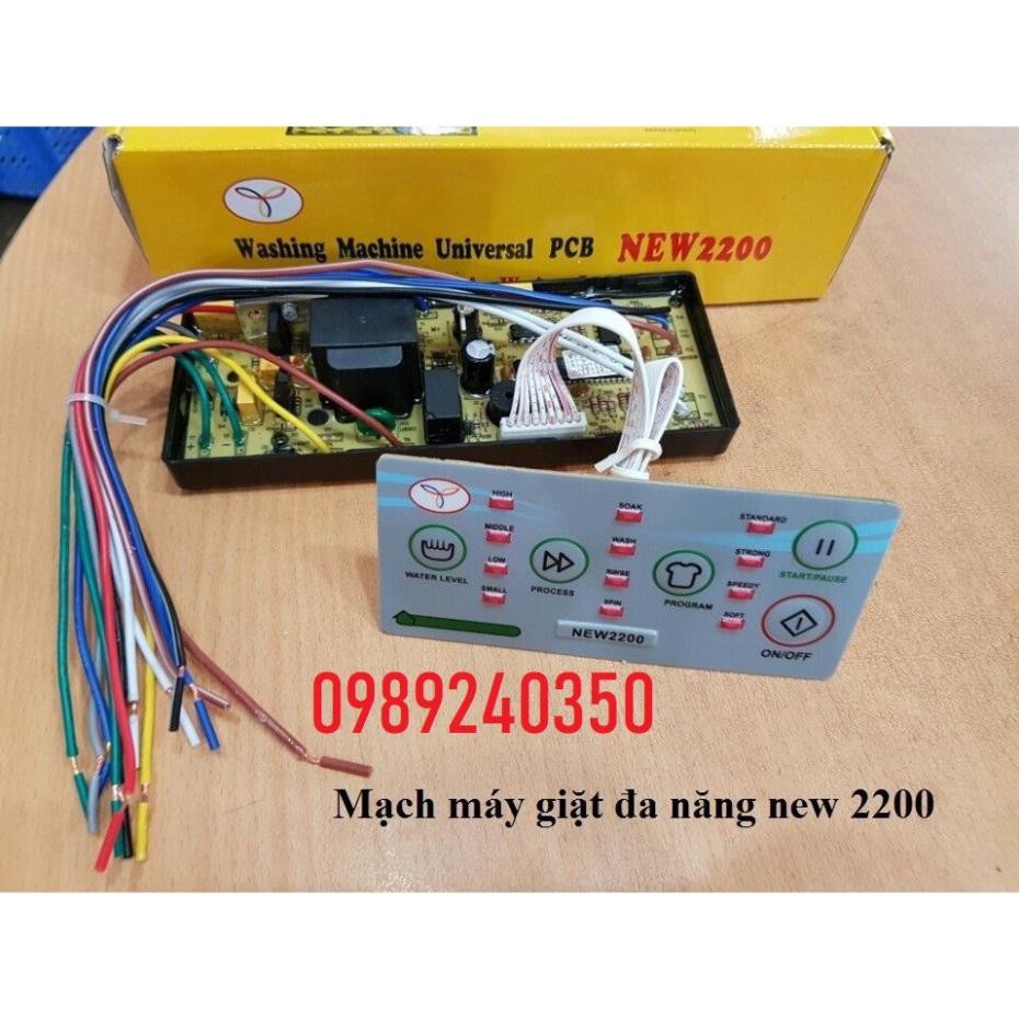 Bo mạch máy giặt đa năng new 2200 có dây