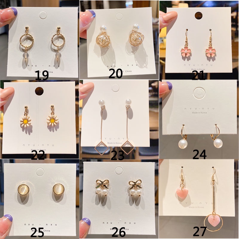 Bông Tai Thời Trang Phong Cách Hàn Quốc