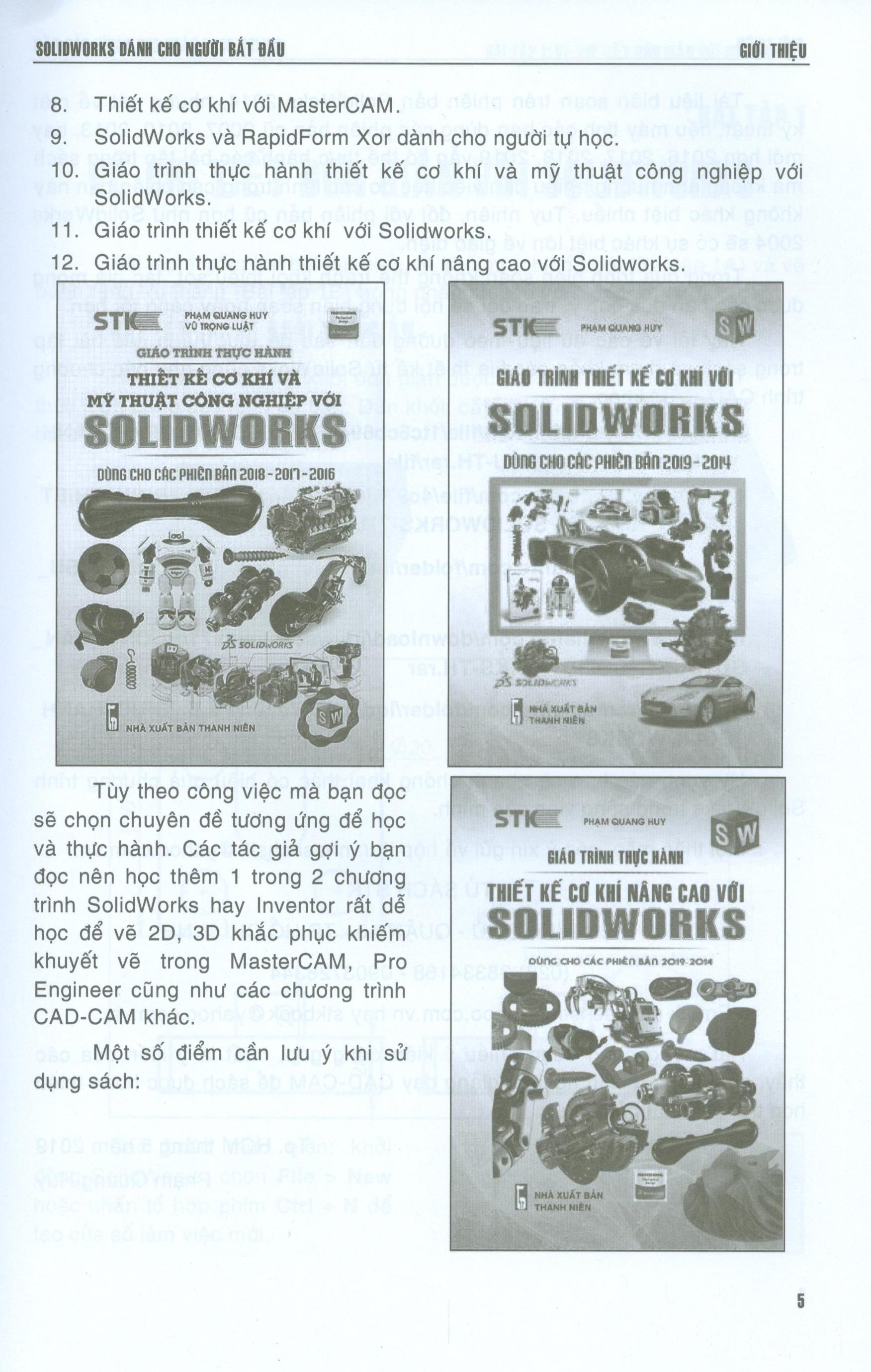SolidWorks Dành Cho Người Bắt Đầu