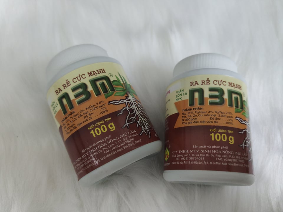 Phân bón kích rễ cực nhanh mạnh N3m NPK