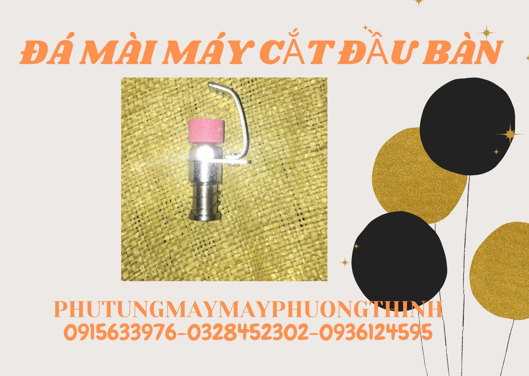 Đá mài máy cắt đầu bàn