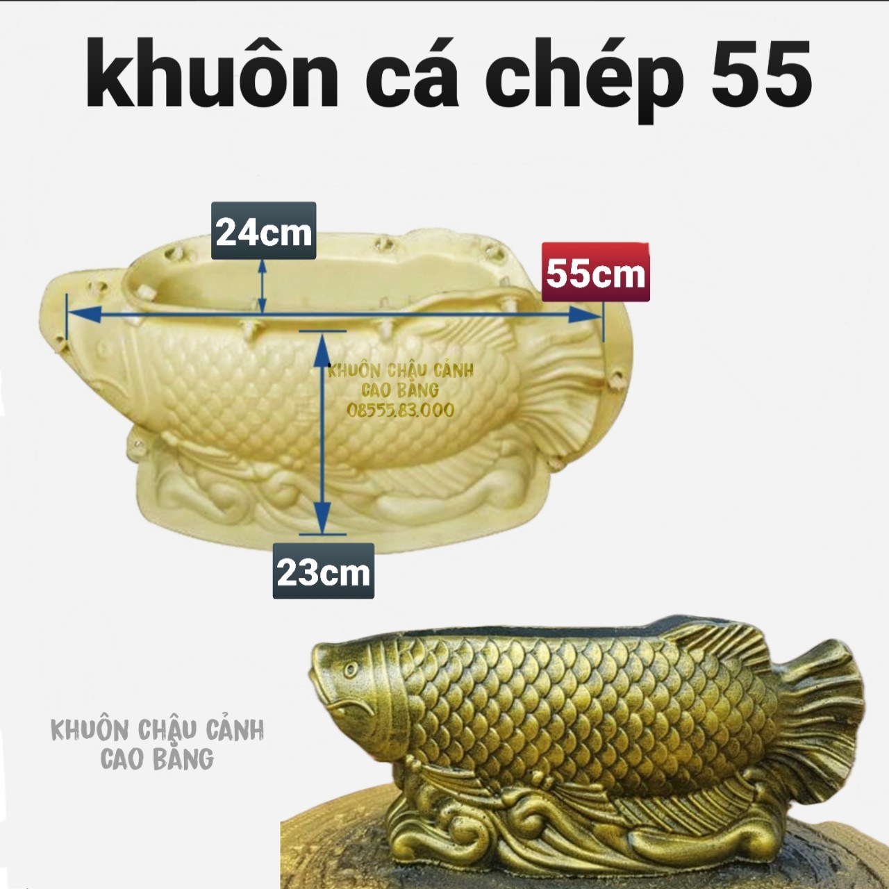Khuôn đúc chậu cảnh hình con vật (khuôn chậu ABS nguyên sinh siêu bền)