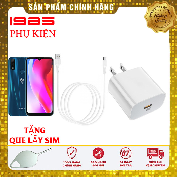 Bộ sạc nhanh cho vsmart joy 2 plus
