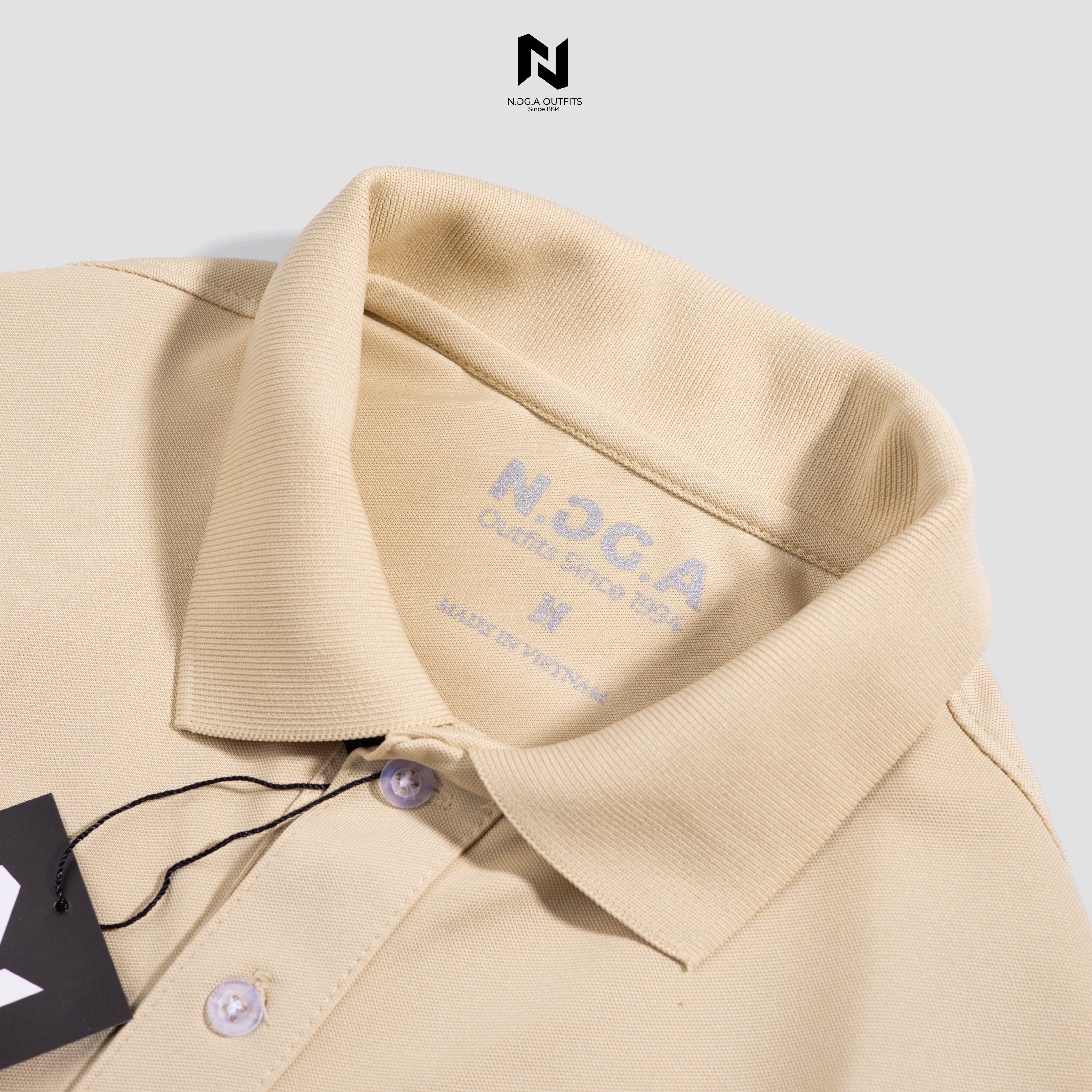 Áo Polo Nam N.GG.A Chất Cotton - BE Nhạt