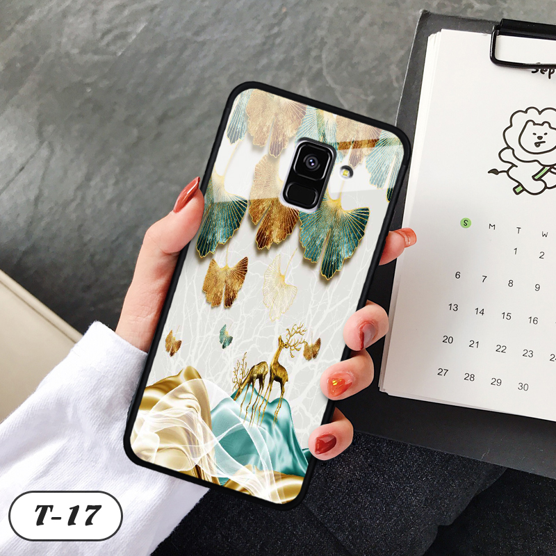 Ốp kính 3D Samsung Galaxy A8 PLUS 2018