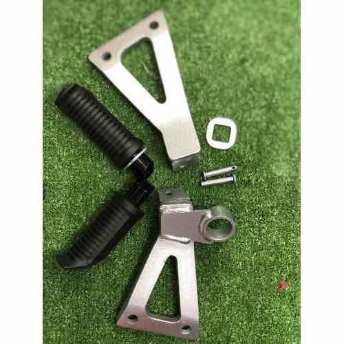 Combo gác chân sắt sau và cao su sport 120-rgv - 6283