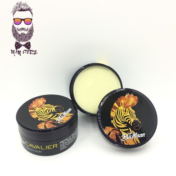 Sáp vuốt tóc nam BLUMAAN Cavalier heavy Clay (ngựa vằn) - 100g
