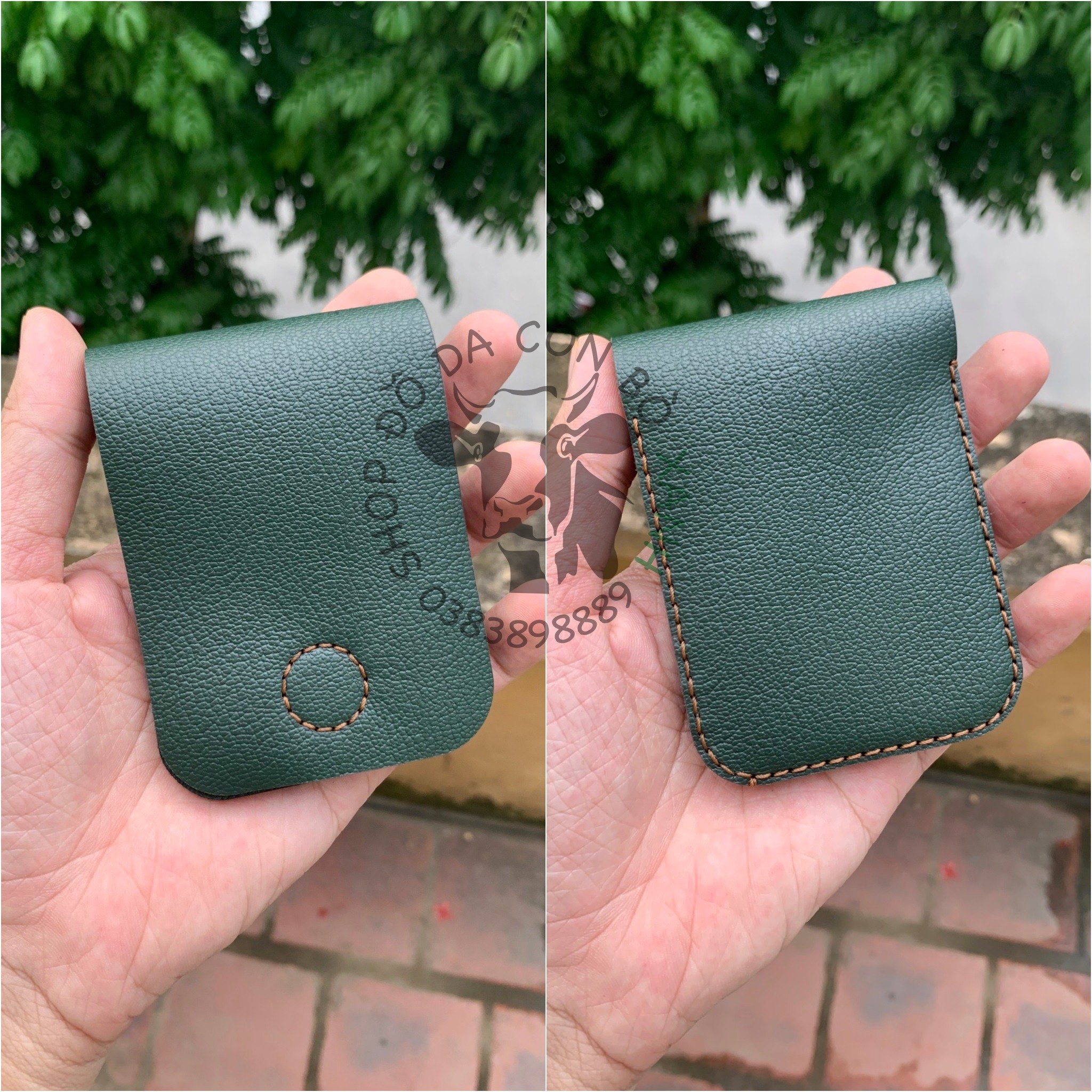 Ví Sen DA BÒ THẬT handmade