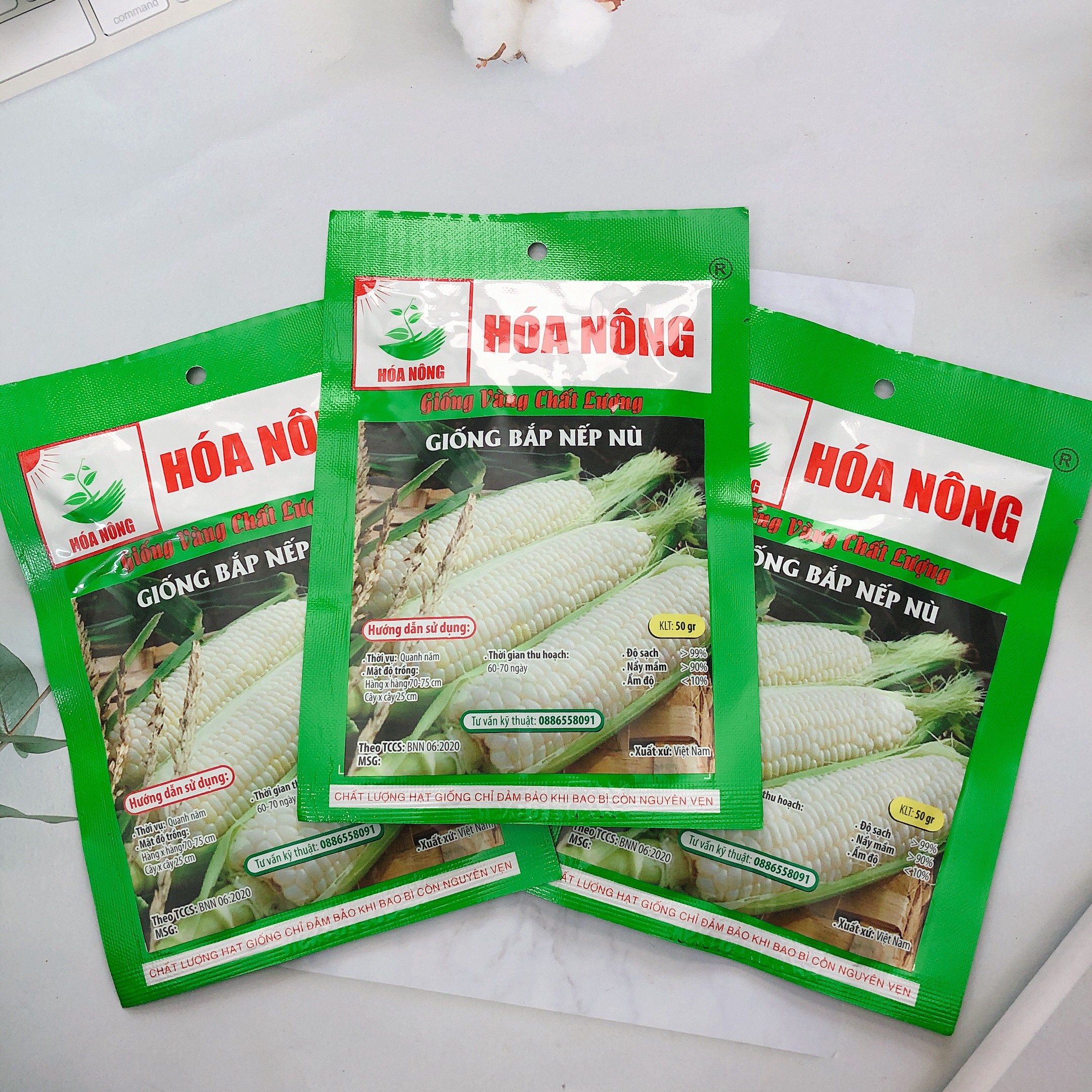 [HCM]Hạt giống HN bắp nếp nù gói 50gr
