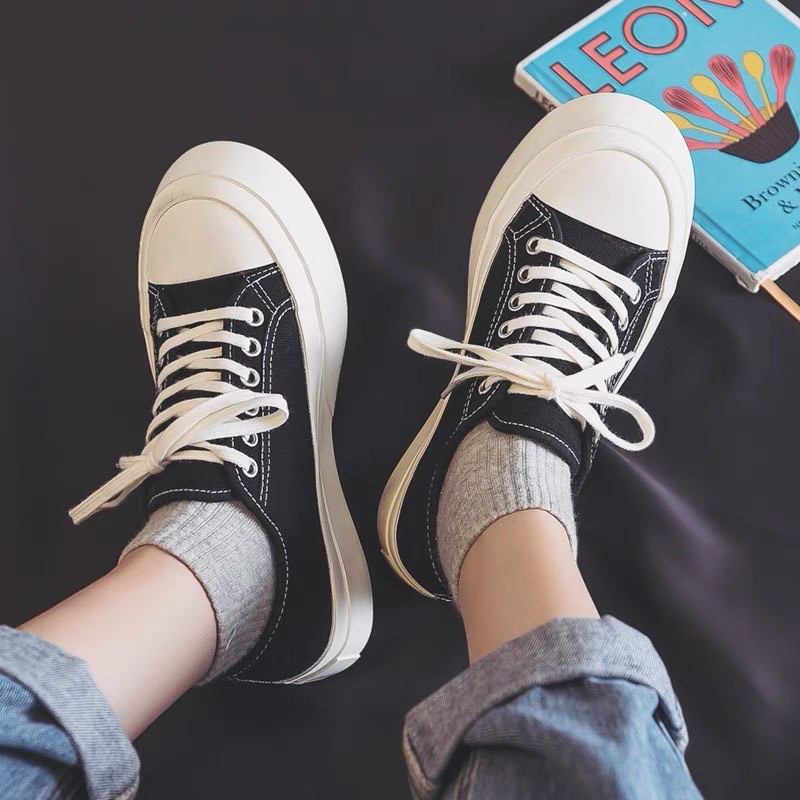 Giày Độn Đế Trơn Cao 4-5 cm MẪU MỚI CỰC CHẤT