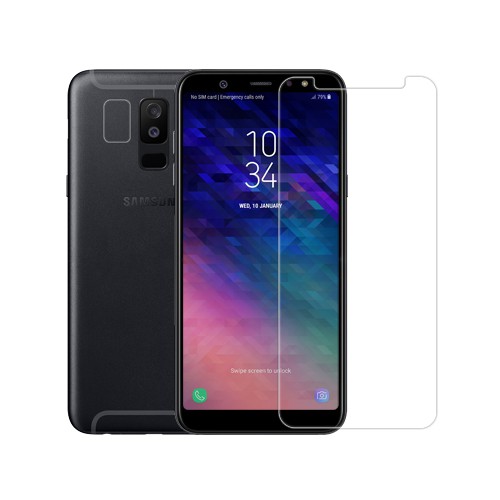 Kính cường lực Samsung Galaxy A6 J6 A8 A9 2018 full màn hình và trong suốt Cảm ứng siêu mượt tặng kèm khăn lau