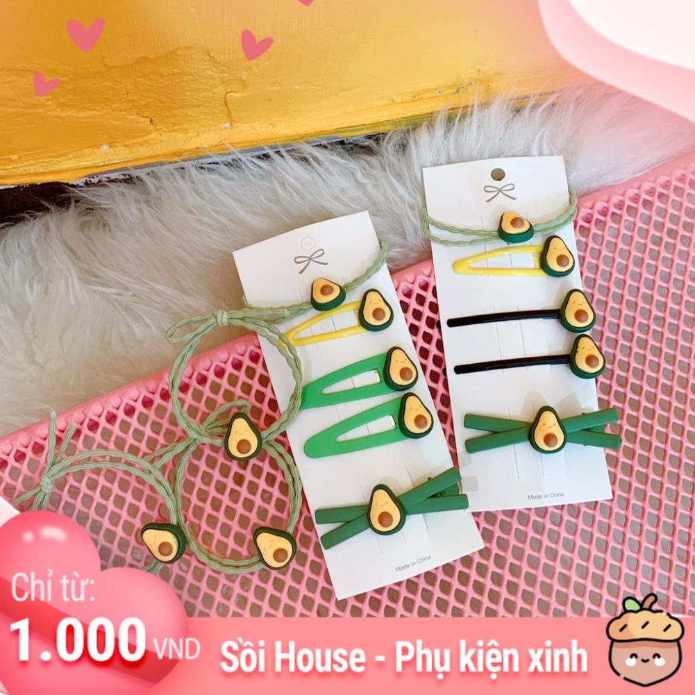 Phụ kiện tóc trái bơ dễ thương HOT TREND
