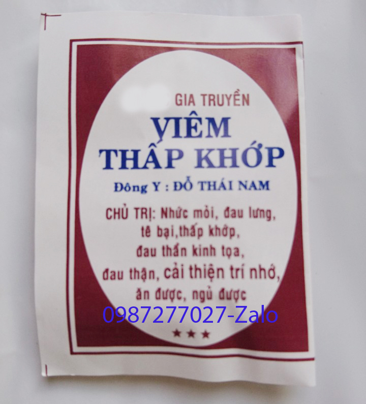 [Mẫu mới-Chính gốc] 50 Gói Thấp khớp Đỗ Thái Nam (Dạng viên)