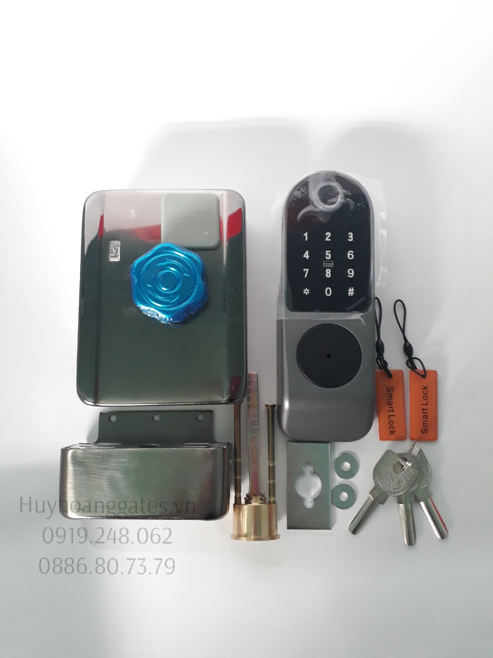 KHÓA CỬA CỔNG VÂN TAY-THẺ TỪ (A01)