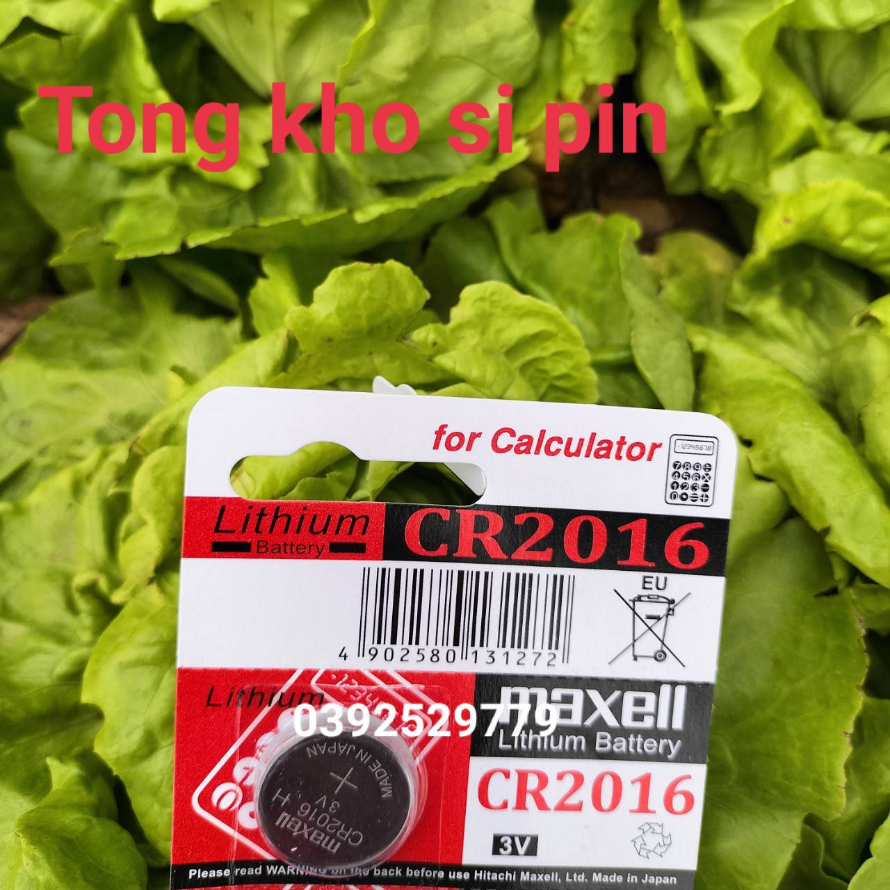 5 Viên Pin CR2016 Pin 3V  Maxcell Lithium