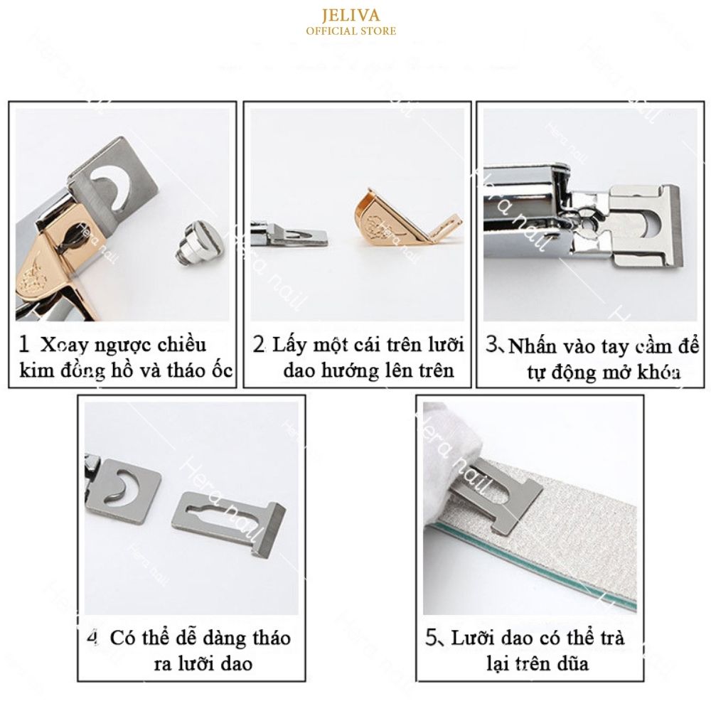 Kìm cắt móng giả inox