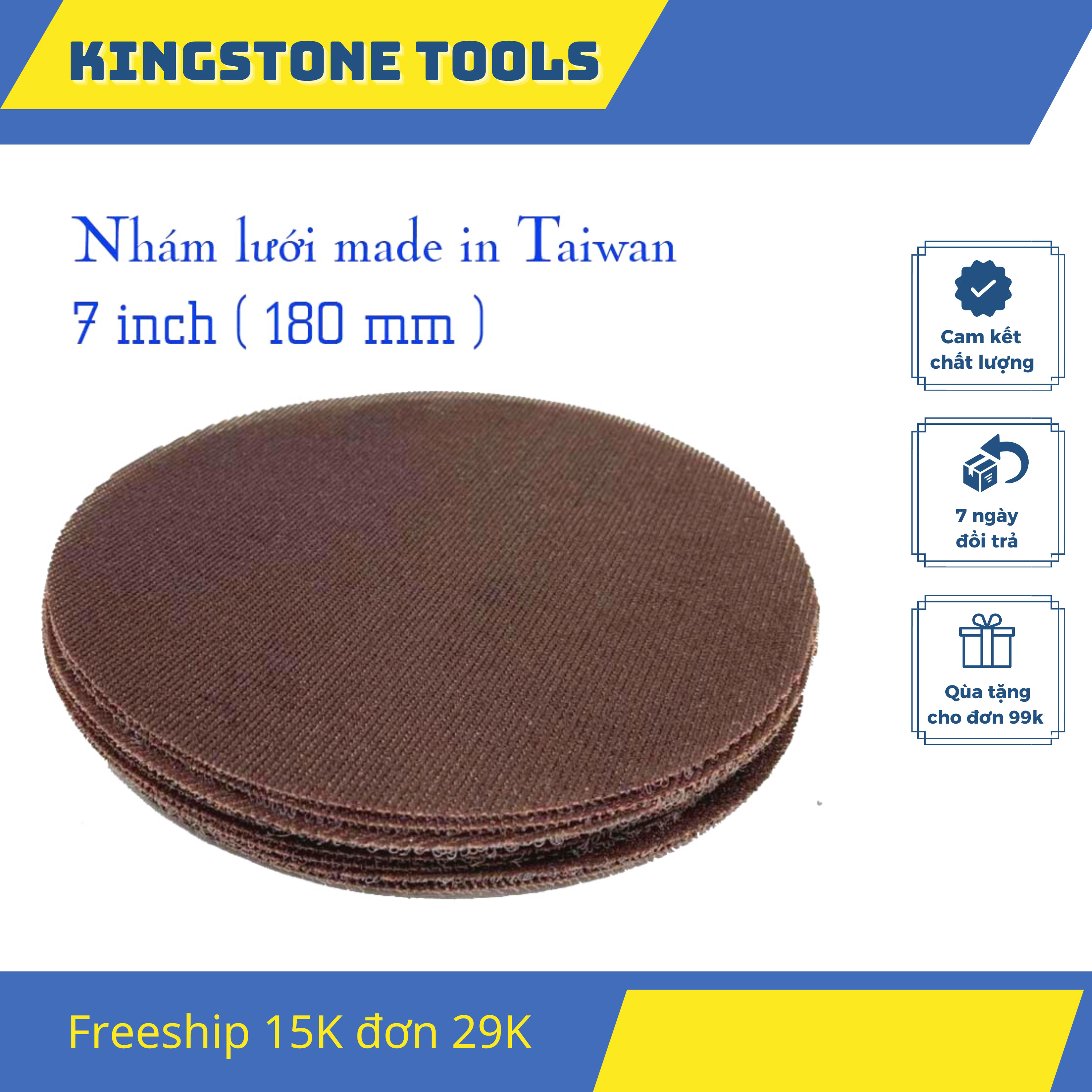 Nhám chà tường nhám lưới tròn hạt 150, 180,240