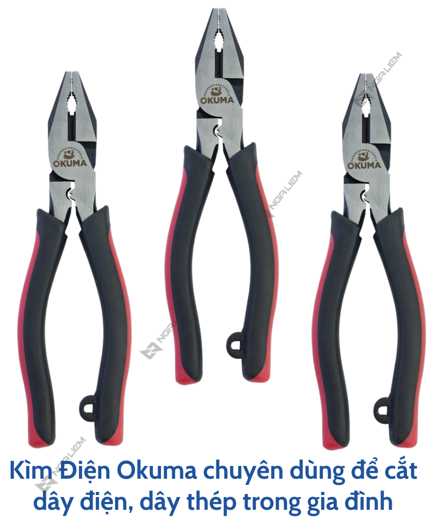 Kìm Điện Cao Cấp (6" - 7" - 8") OKUMA