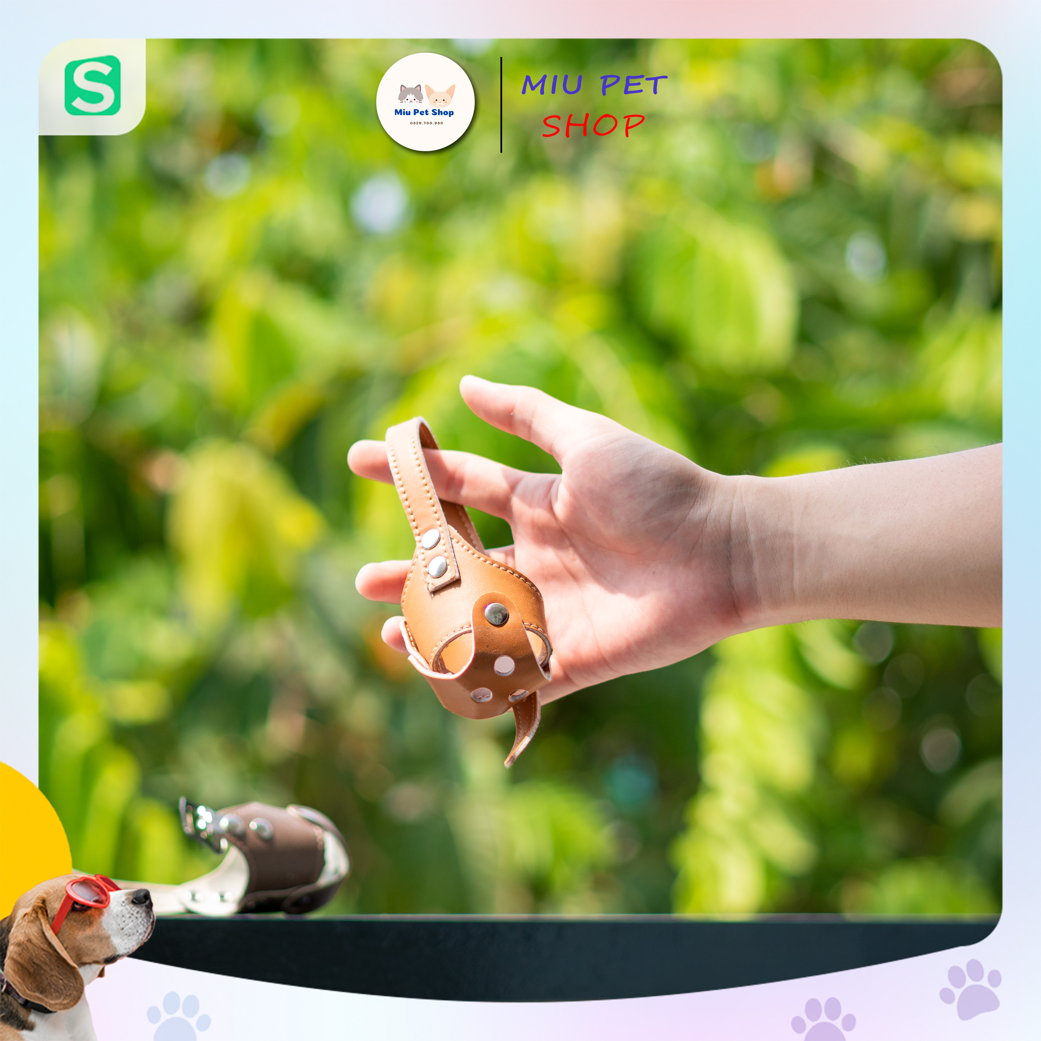 Rọ Mõm Si 2 Lớp Cho Cún