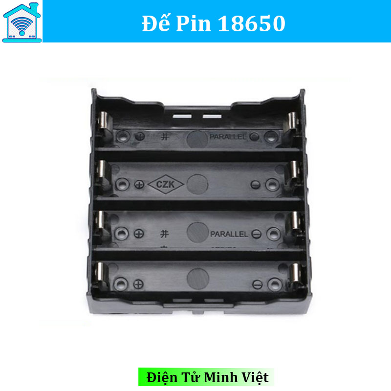 Đế Pin 18650 Có Chân Hàn