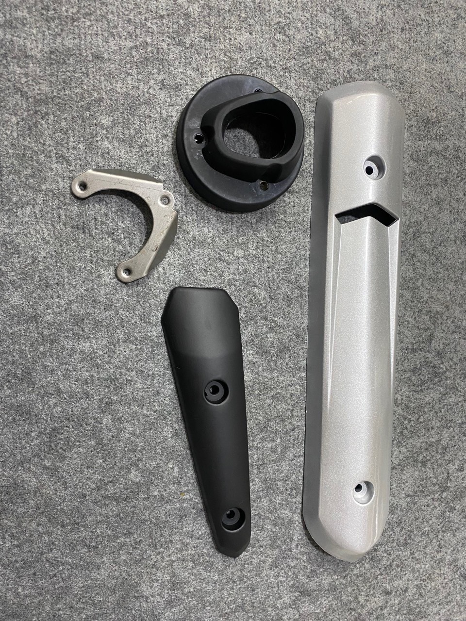 Combo chụp Tfx ốp pô Spark chế gắn mọi dòng xe