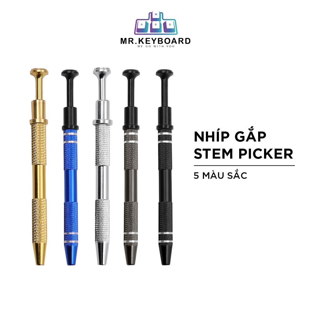 Nhíp 4 chân stem picker, gắp stem switch hỗ trợ lube switch