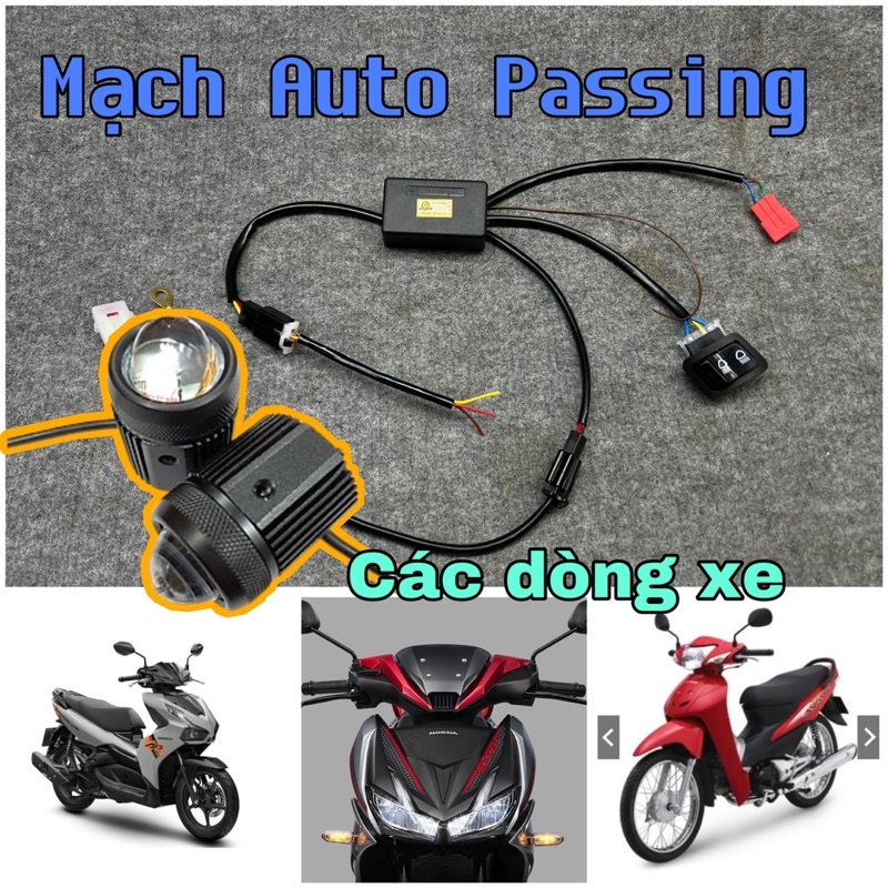 Mạch auto Passing đèn trợ sáng mini cho xe Honda