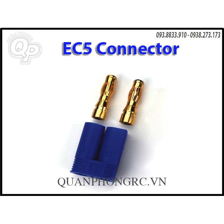 Jack cắm Amass EC5 (đầu pin / esc / cặp)